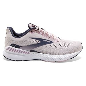 Brooks Launch GTS 8 Road Running Shoes - Womens, Pink/Navy/White | IE-WTC108945